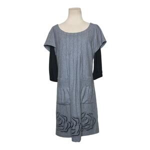 Phoebe Couture gray mini dress size 12